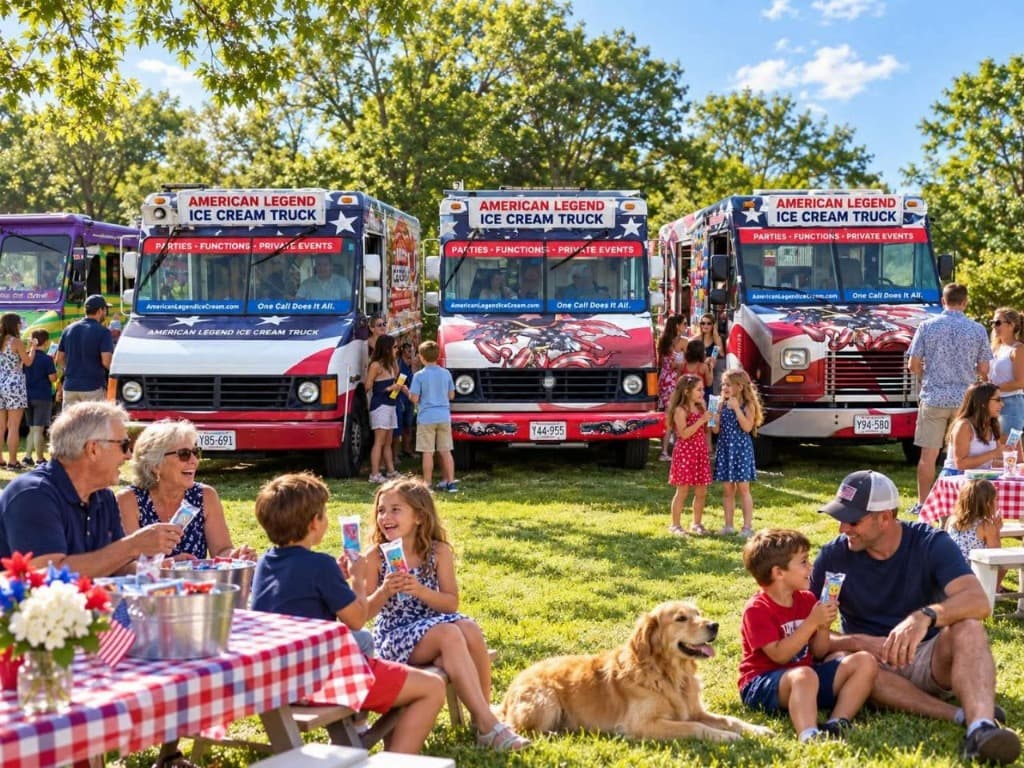 Why Ice Cream Trucks are Perfect for Family Reunions Why Ice Cream Trucks are Perfect for Family Reunions - American Legend Ice Cream Truck New England Blog